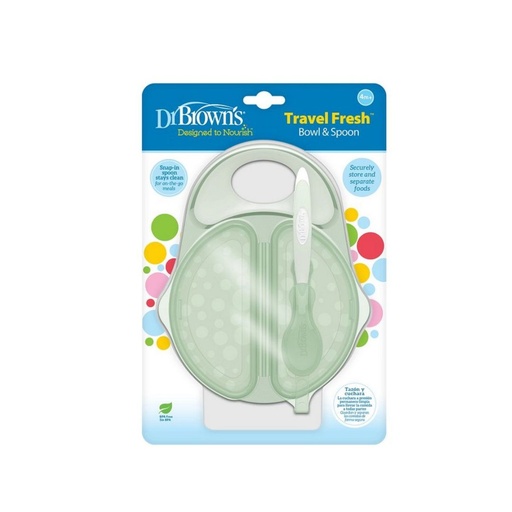 [072239316474] DR BROWN'S TAZON Y CUCHARA COLOR VERDE