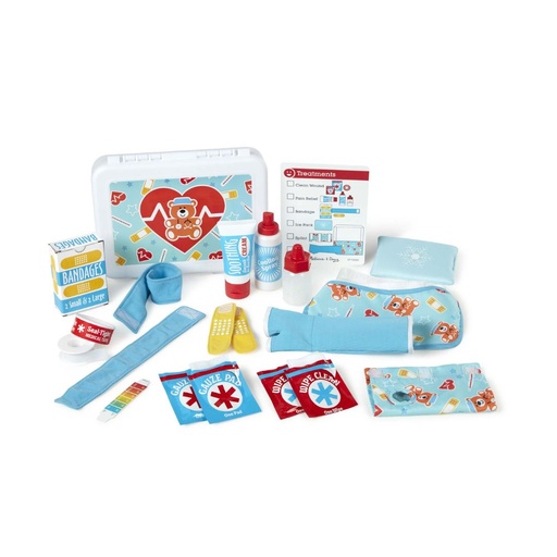 [000772306010] MELISSA & DOUG FIRST AID PLAY SET 25 PIEZAS