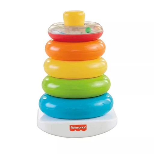 [887961832853] FISHER-PRICE ROCK-A-STACK CLÁSICO CON 5 ANILLOS DE COLORES
