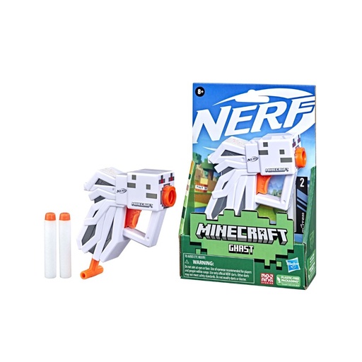 [195166151427] HASBRO NERF MICROSHOTS MINECRAFT GHAST BLASTER
