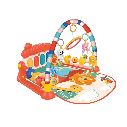 [HE0630] PIANO FITNESS RACK ROJO