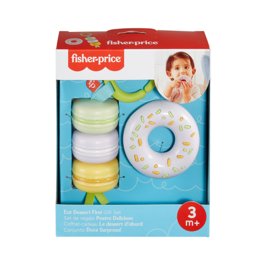 [887961963533] FISHER PRICE SET DE REGALO POSTRE PARA BEBE 