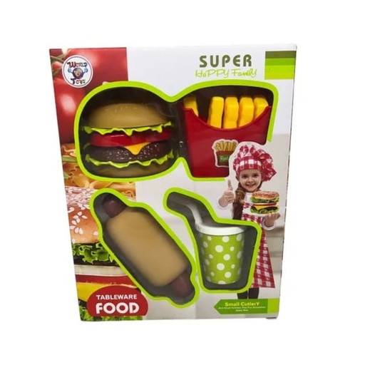 [8806-4] ROY TOYS TABLEWARE SUPER FAMILY