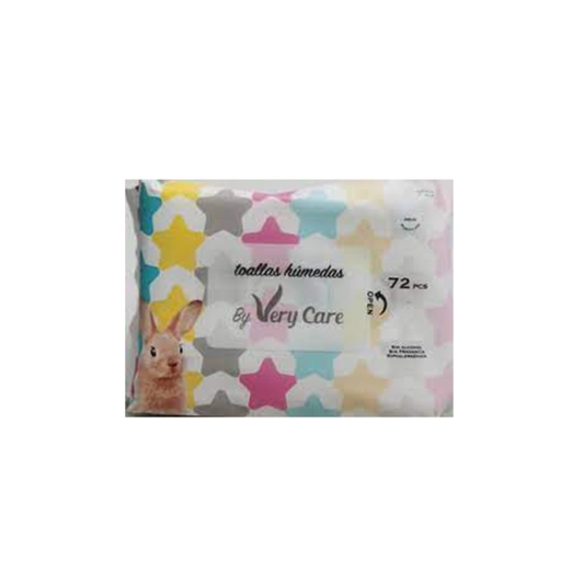 [6971331650872] TOALLITAS HUMEDAS VERY CARE, 72 PCS