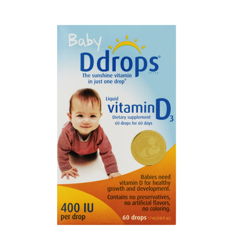 [851228000378] BABY DDROPS VITAMINA D3 LIQUIDA 60 GOTAS 1.7 ML